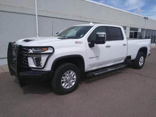 Summit White 2022 Chevrolet Silverado 3500 LTZ