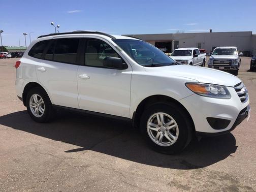 Frost White Pearl 2012 Hyundai SANTA FE GLS