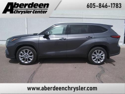Magnetic Gray Metallic 2021 Toyota Highlander Platinum