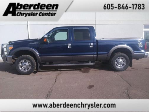 Dark Blue Pearl Metallic 2012 Ford F-250 Lariat