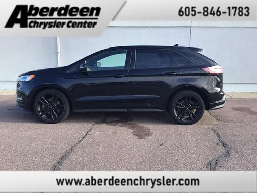 Agate Black Metallic 2019 Ford Edge ST