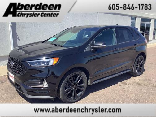 Agate Black Metallic 2019 Ford Edge ST