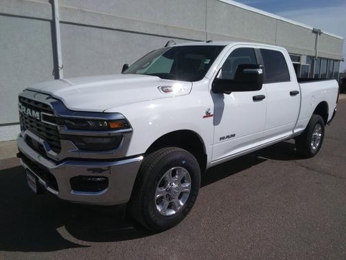 Bright White Clearcoat 2026 RAM 2500 Big Horn Crew Cab 4x4 6'4' Box