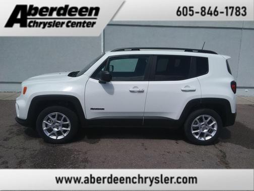 Alpine White Clearcoat 2022 Jeep Renegade Latitude