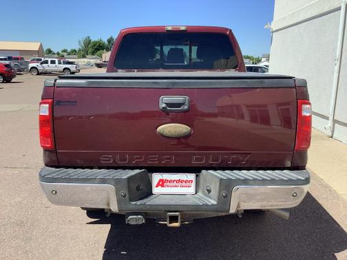 Red 2011 Ford F-350 Lariat