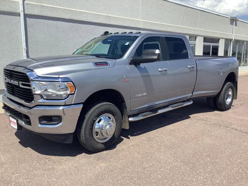 Billet Silver Metallic Clearcoat 2020 RAM 3500 Big Horn Crew Cab 4x4 8' Box
