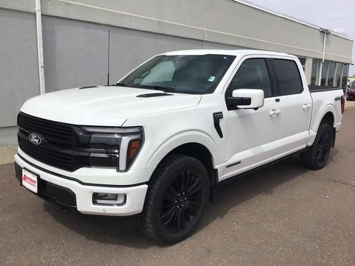 Star White Metallic Tri-Coat 2025 Ford F-150 Platinum