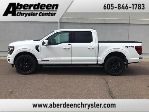 Star White Metallic Tri-Coat 2025 Ford F-150 Platinum
