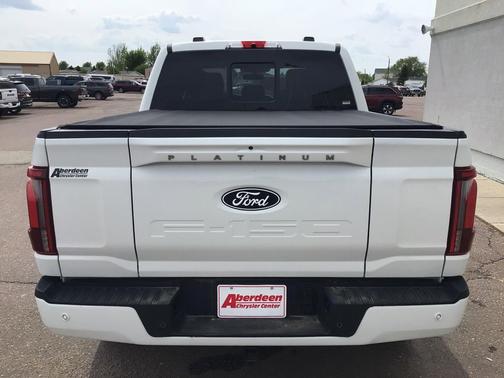 Star White Metallic Tri-Coat 2025 Ford F-150 Platinum
