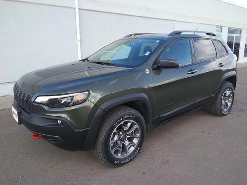 Olive Green Pearlcoat 2021 Jeep Cherokee Trailhawk