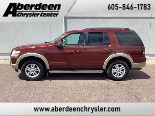 Red 2009 Ford Explorer Eddie Bauer