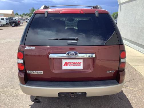 Red 2009 Ford Explorer Eddie Bauer