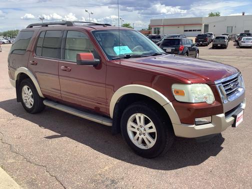 Red 2009 Ford Explorer Eddie Bauer