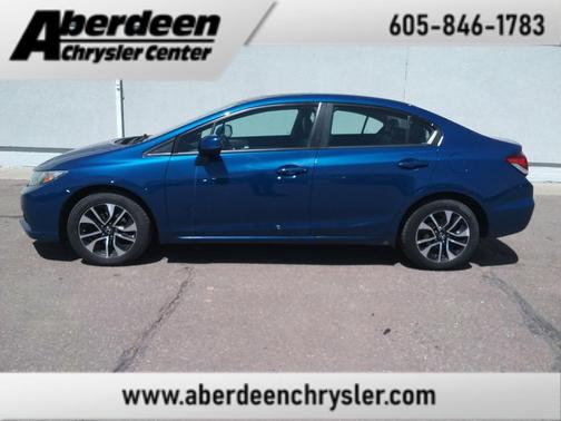 Dyno Blue Pearl 2013 Honda Civic EX-L
