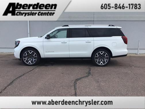 White 2025 Ford Expedition Max Platinum