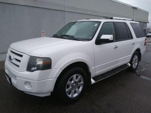 White Platinum Metallic Tri-Coat 2010 Ford Expedition Limited
