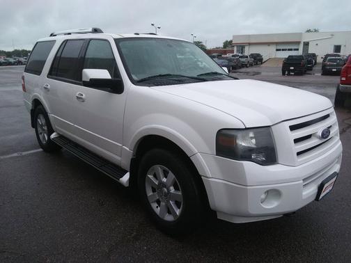 White Platinum Metallic Tri-Coat 2010 Ford Expedition Limited