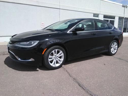 Black Clearcoat 2015 Chrysler 200 Limited