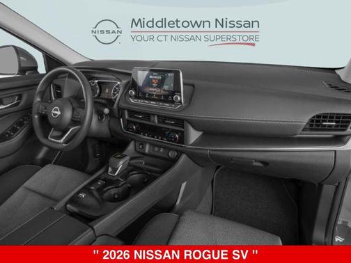 Super Black 2026 Nissan Rogue SV