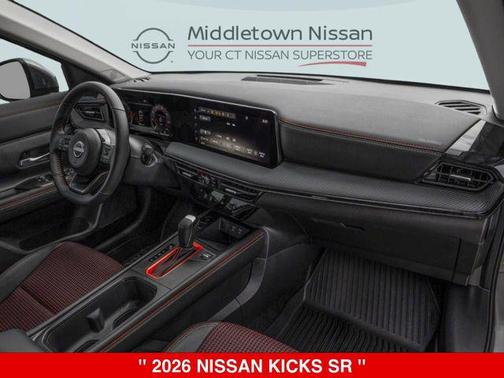Aspen White Tricoat 2026 Nissan Kicks SR