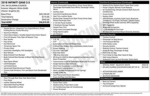 2018 INFINITI QX60 Base