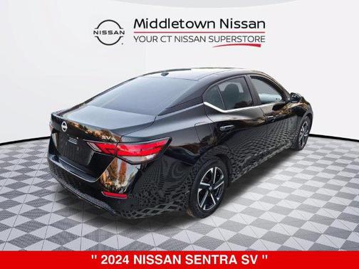 Super Black 2024 Nissan Sentra SV