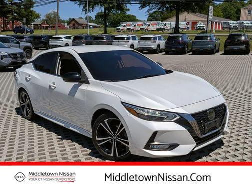 Aspen White Tricoat 2021 Nissan Sentra SR