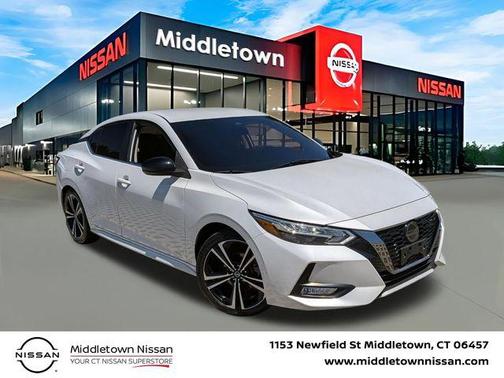 Aspen White Tricoat 2021 Nissan Sentra SR