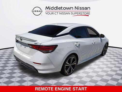 Aspen White Tricoat 2021 Nissan Sentra SR