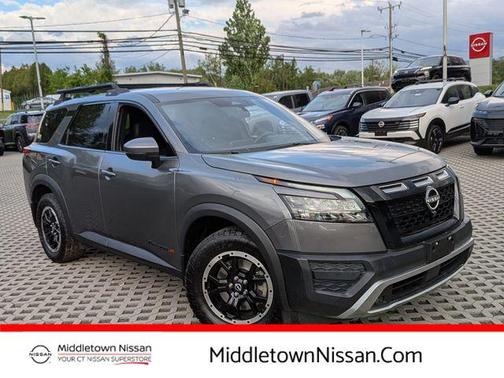 Gun Metallic 2024 Nissan Pathfinder Rock Creek 4WD