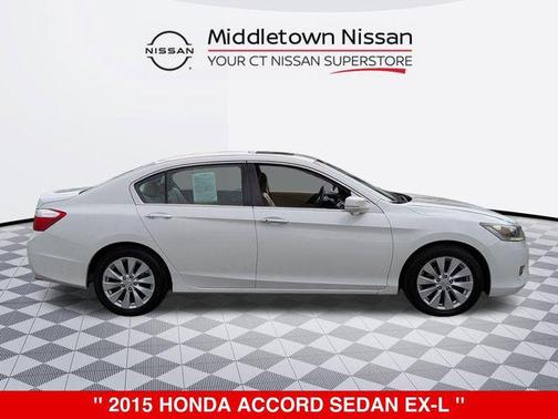 White Orchid Pearl 2015 Honda Accord EX-L
