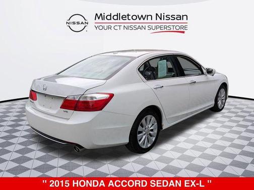White Orchid Pearl 2015 Honda Accord EX-L