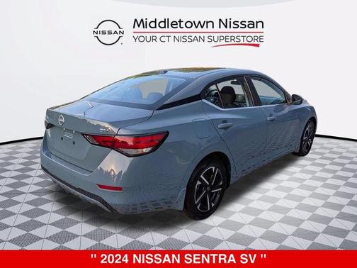 Atlantic Gray Metallic 2024 Nissan Sentra SV
