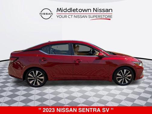 Scarlet Ember Tintcoat 2023 Nissan Sentra SV
