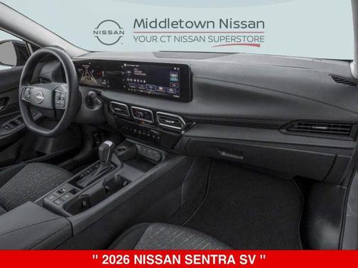 Super Black 2026 Nissan Sentra SV