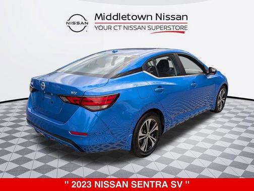 Electric Blue Metallic 2023 Nissan Sentra SV