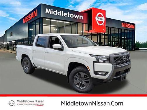 Glacier White 2025 Nissan Frontier SV