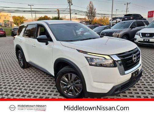 Glacier White 2024 Nissan Pathfinder S 4WD