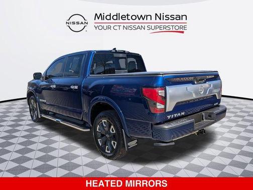 Deep Blue Pearl 2023 Nissan Titan Platinum Reserve