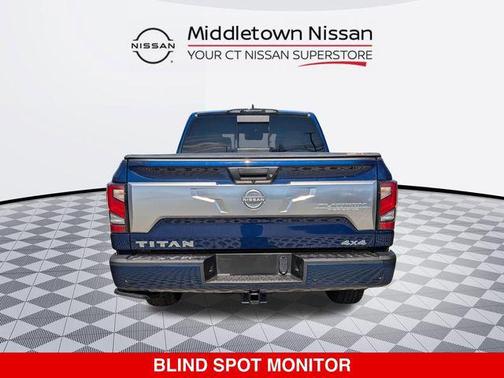 Deep Blue Pearl 2023 Nissan Titan Platinum Reserve