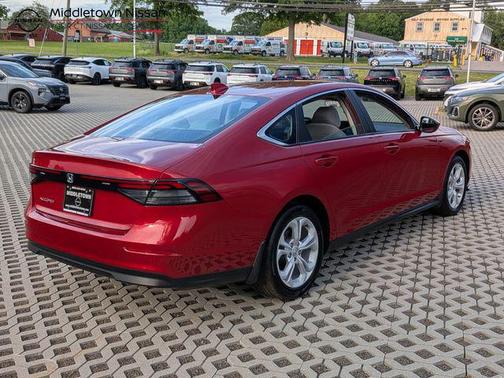 Radiant Red Metallic 2024 Honda Accord LX 1.5T