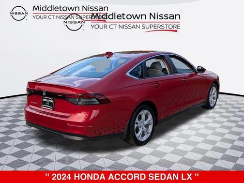 Radiant Red Metallic 2024 Honda Accord LX 1.5T