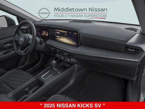 Super Black 2025 Nissan Kicks SV