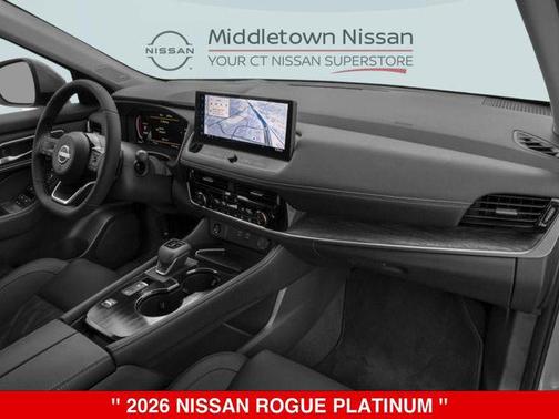 Obsidian Green 2026 Nissan Rogue Platinum