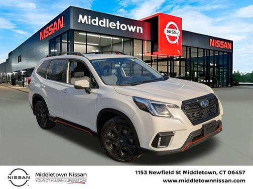 Crystal White Pearl 2023 Subaru Forester Sport