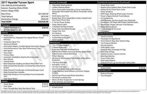 2017 Hyundai TUCSON Sport