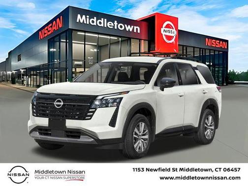 Everest White Pearl Tricoat 2026 Nissan Pathfinder SL