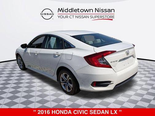 Taffeta White 2016 Honda Civic LX