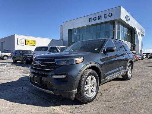 Stone Blue Metallic 2022 Ford Explorer XLT