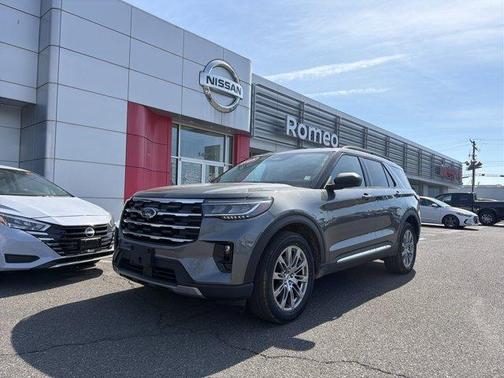 Gray Metallic 2025 Ford Explorer Active
